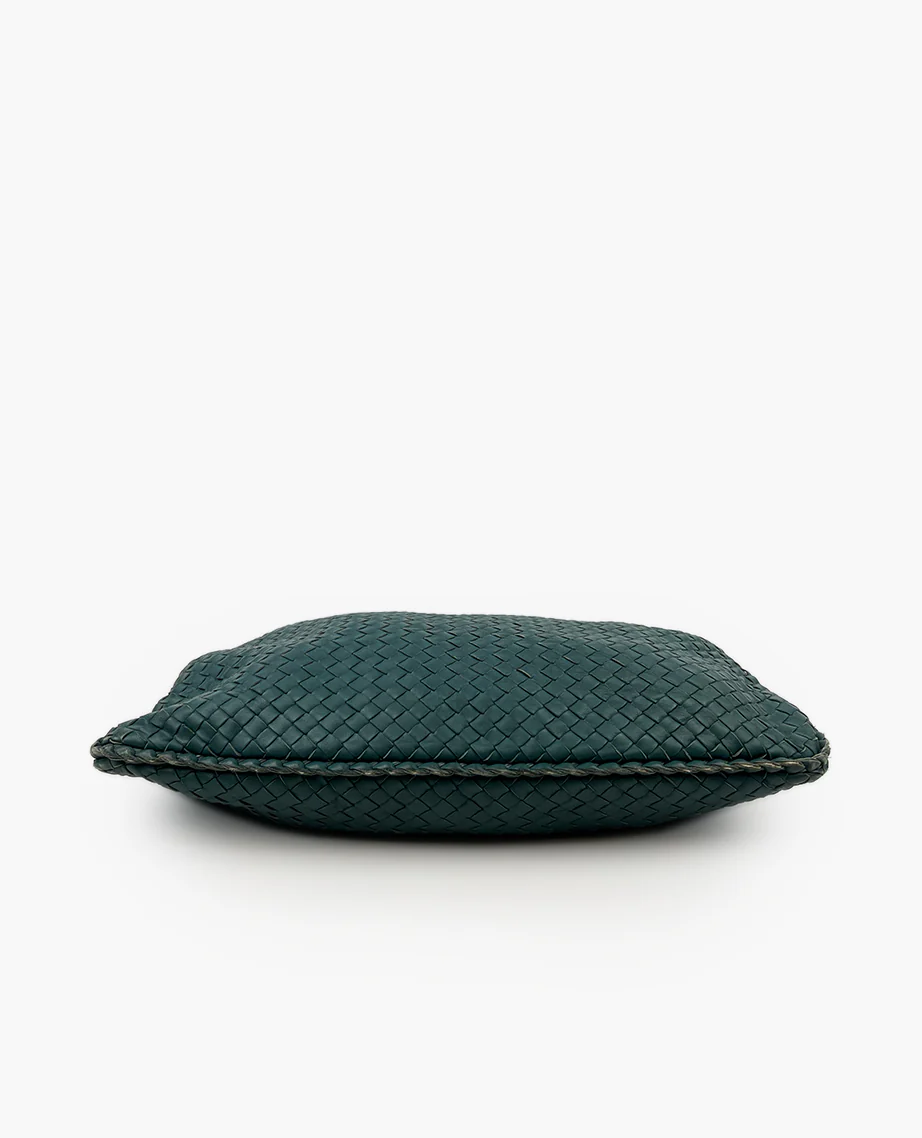 Bottega Veneta Intrecciato Hobo Bag Green - Image 3