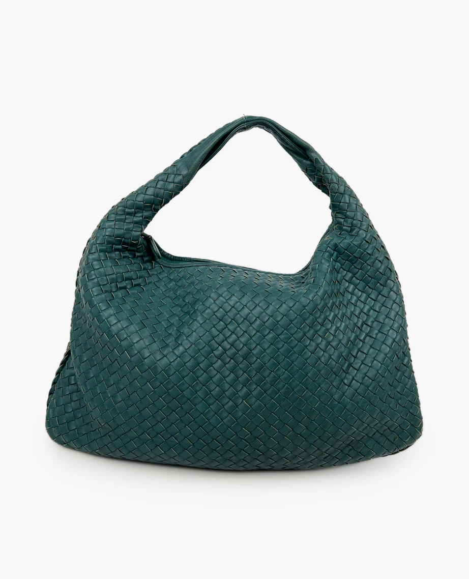 Bottega Veneta Intrecciato Hobo Bag Green - Image 7