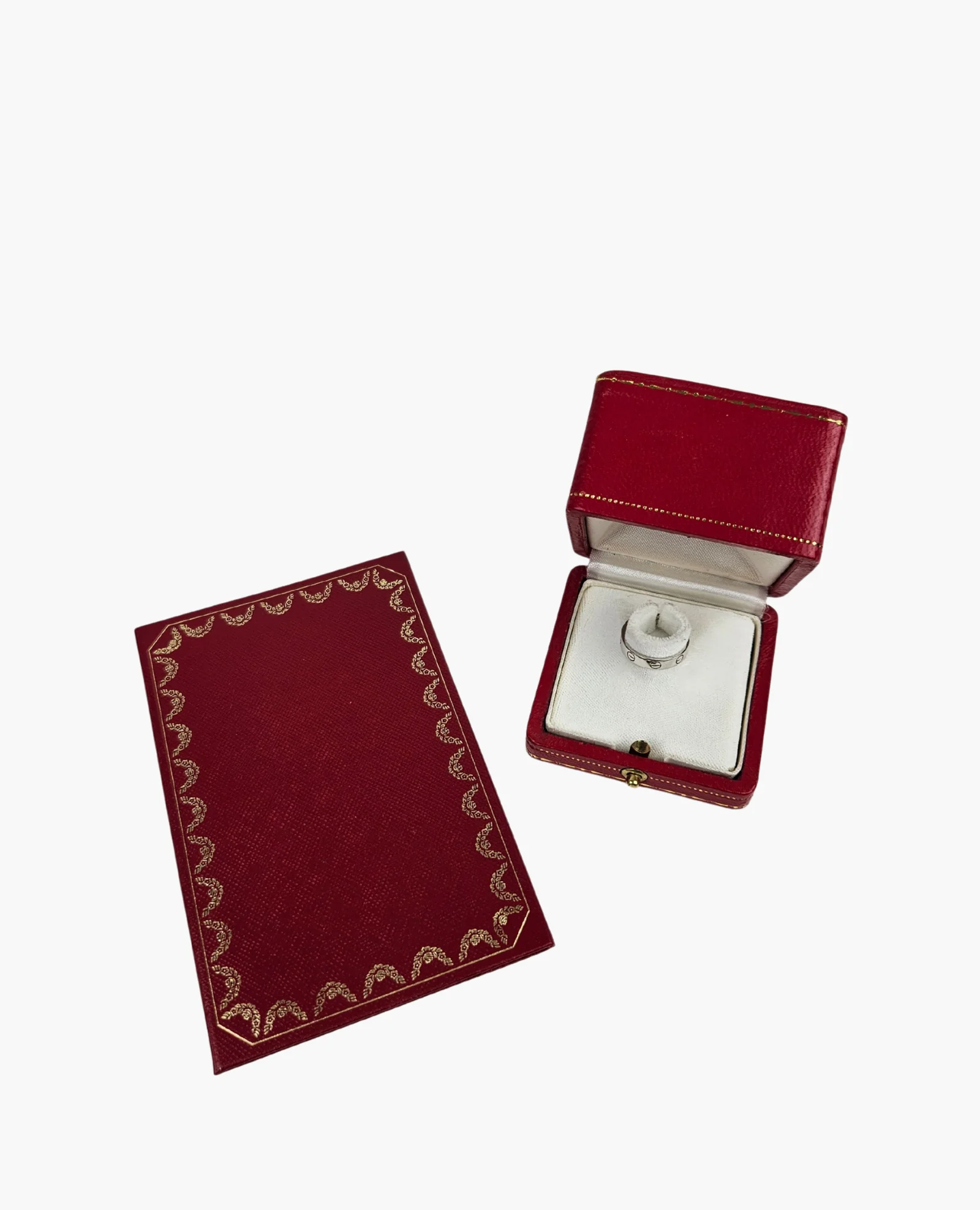 Cartier Love Ring Small White Gold 49 - Image 4