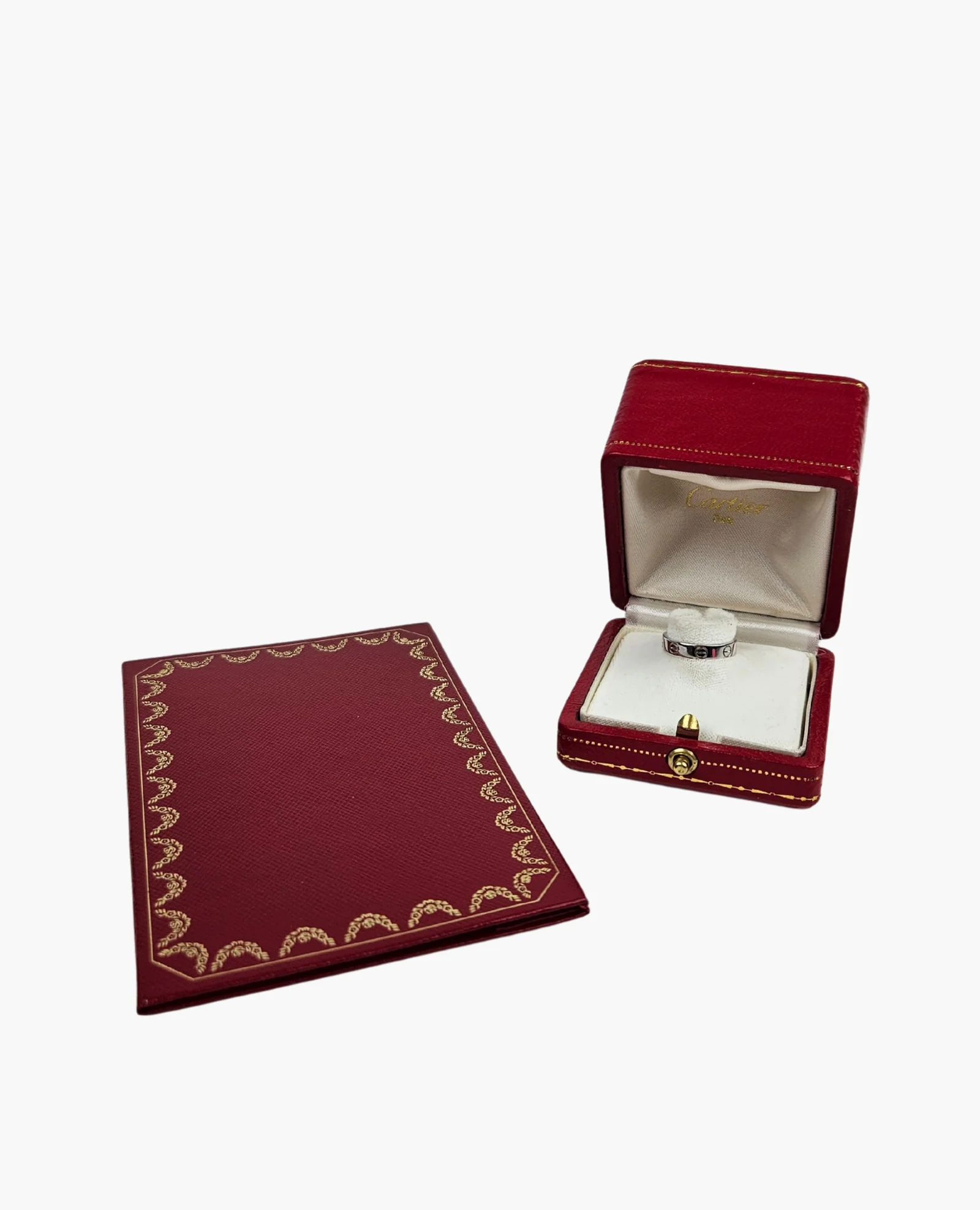 Cartier Love Ring Small White Gold 49 - Image 5