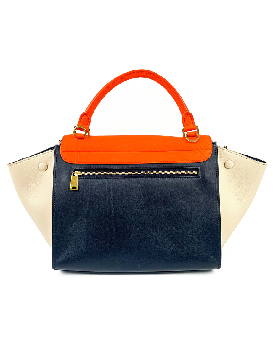 Celine Trapeze Small Multicolor Bright Orange - Image 5
