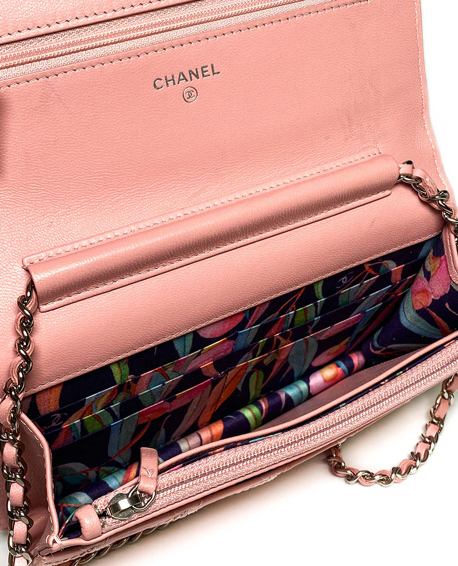 Chanel Diamond Stitch Pink WOC SHW - Image 7
