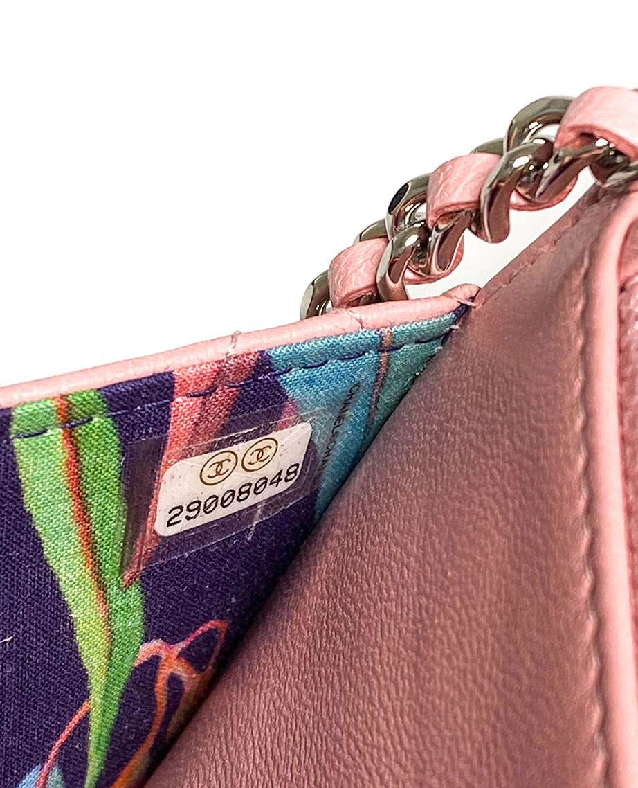Chanel Diamond Stitch Pink WOC SHW - Image 9