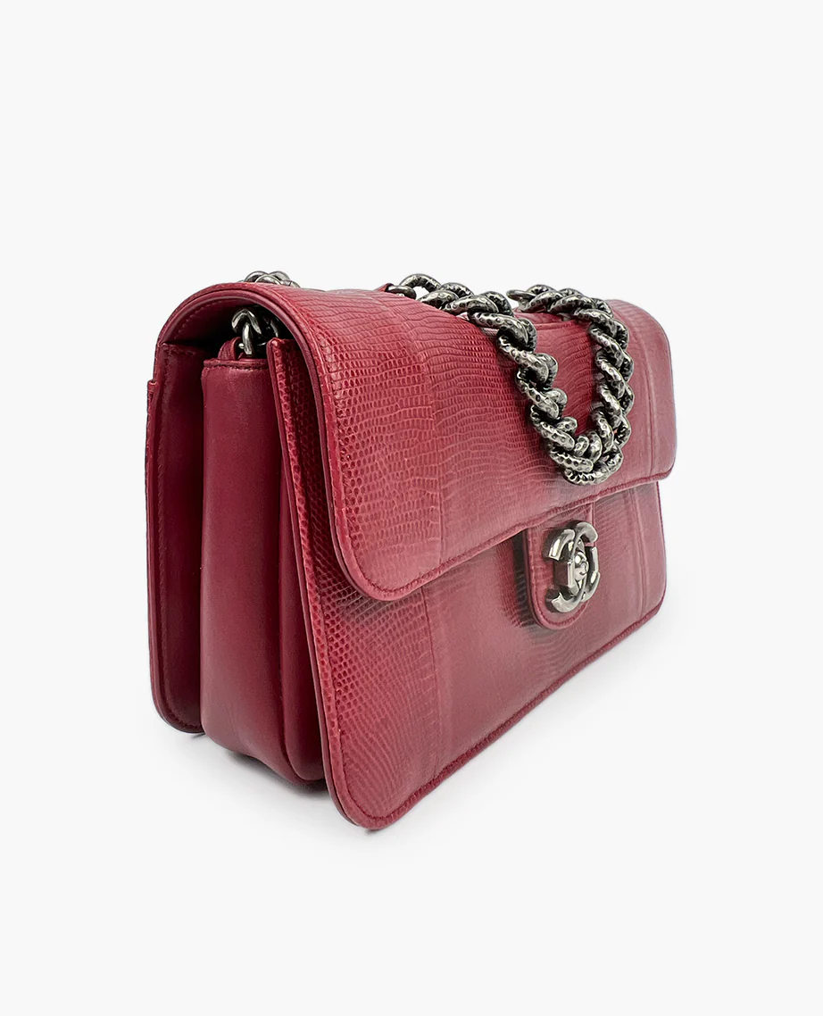 Chanel Lizard Perfect Edge Double Flap Bag In Revogue - Image 5