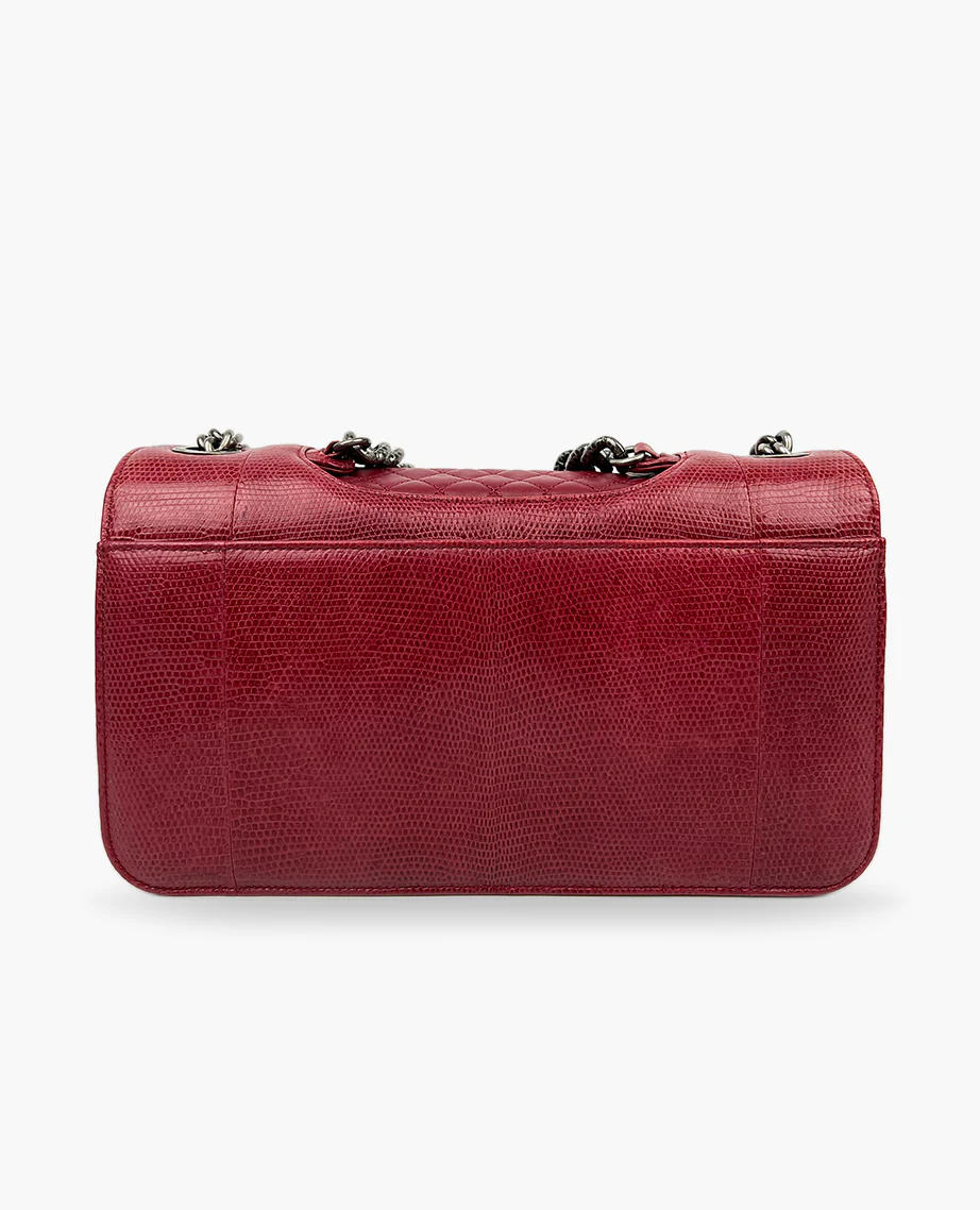 Chanel Lizard Perfect Edge Double Flap Bag In Revogue - Image 8