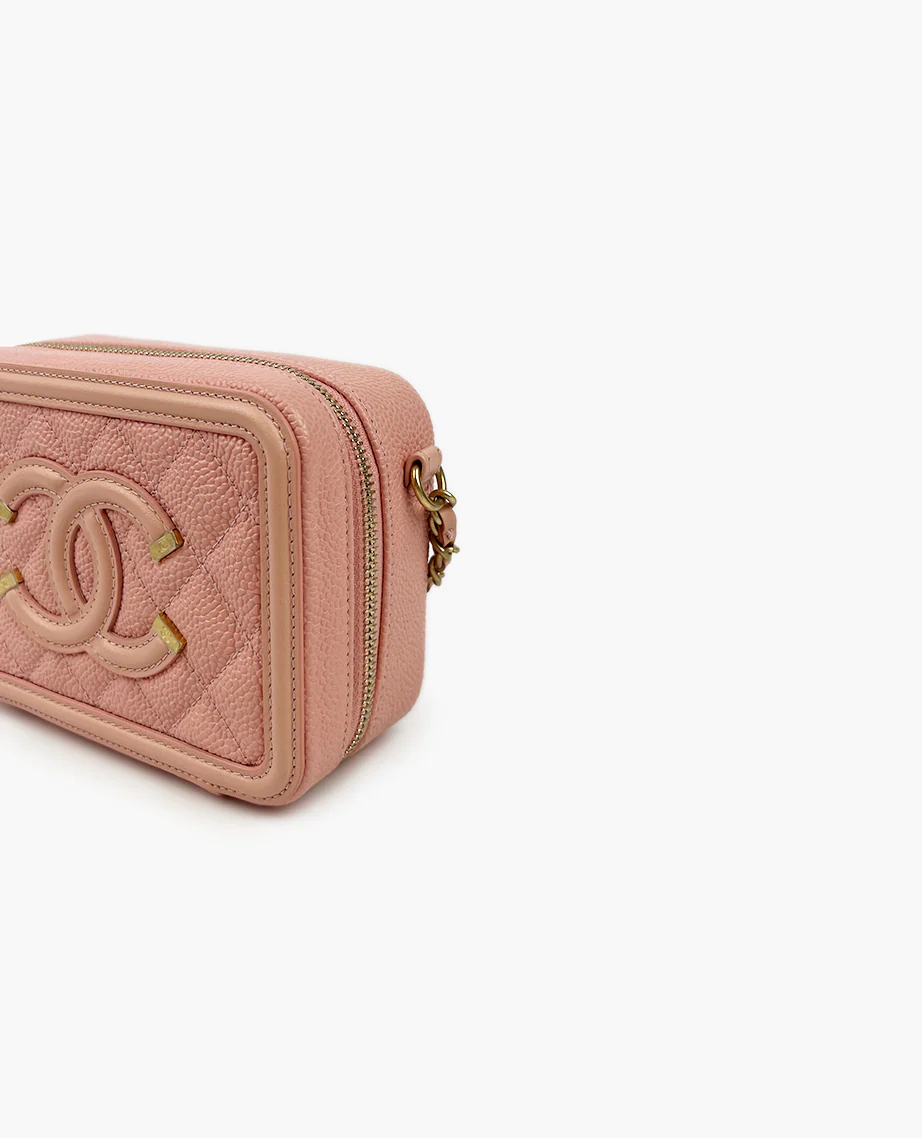 Chanel Filigree Mini Vanity Pink Caviar - Image 3
