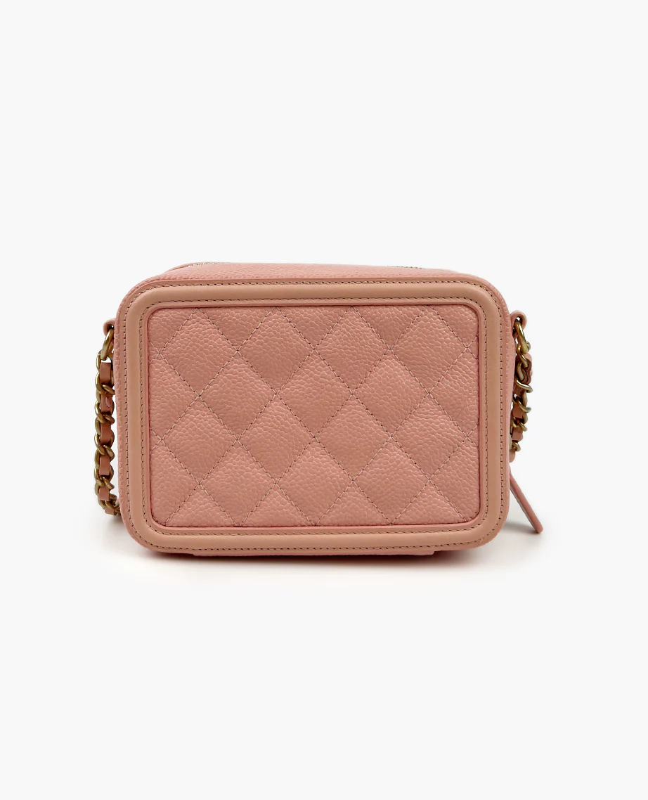 Chanel Filigree Mini Vanity Pink Caviar - Image 5