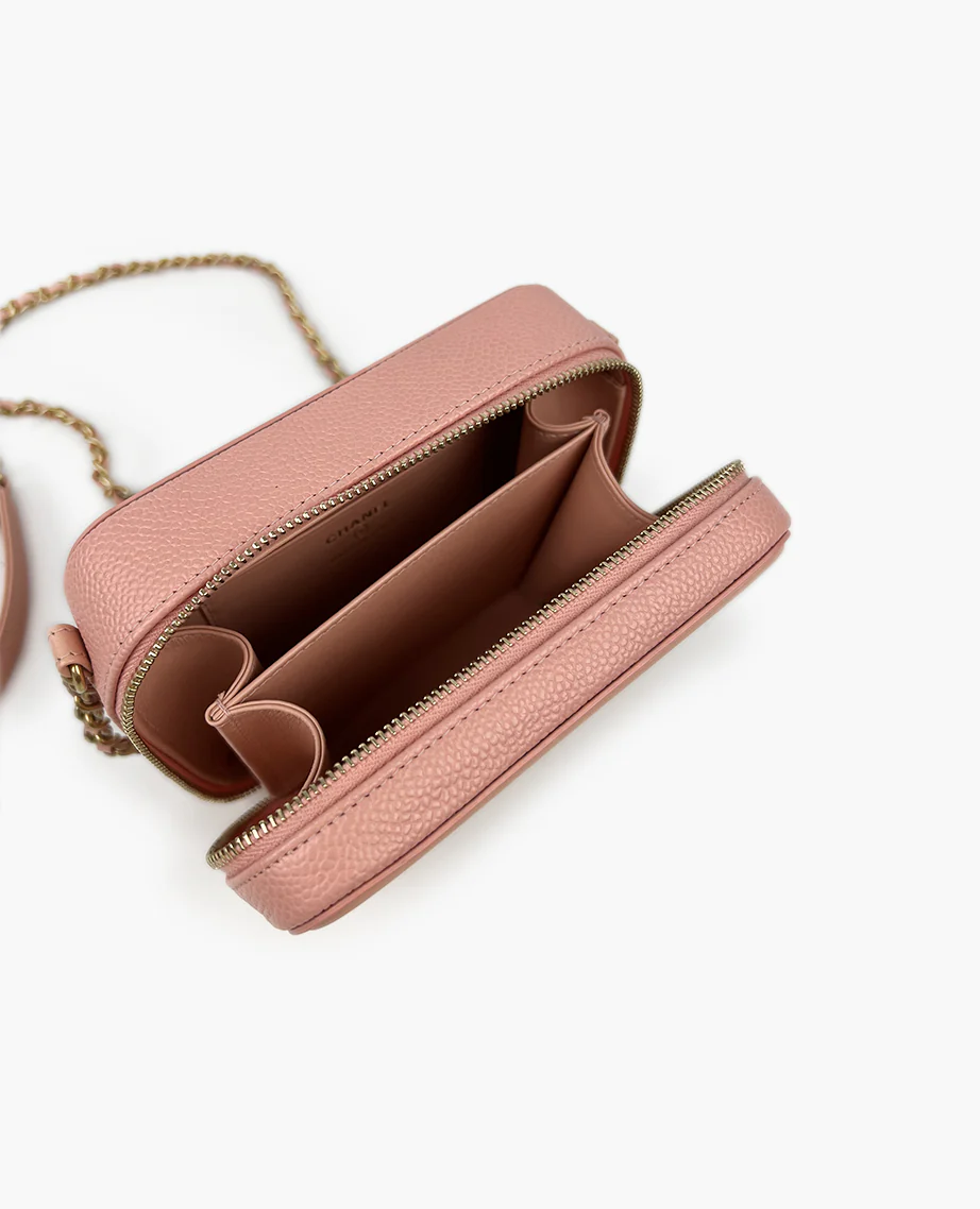 Chanel Filigree Mini Vanity Pink Caviar - Image 7