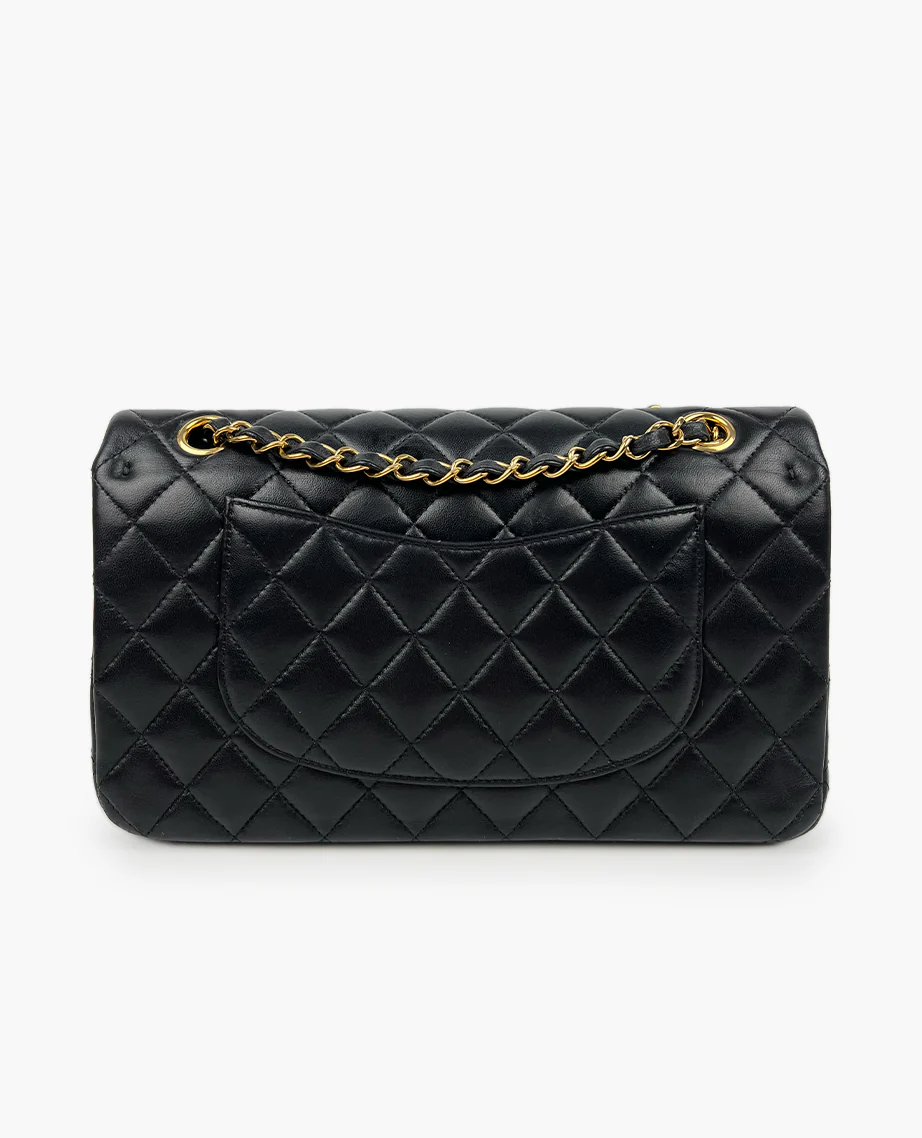 Chanel Timeless Medium Black Lambskin GHW - Image 3
