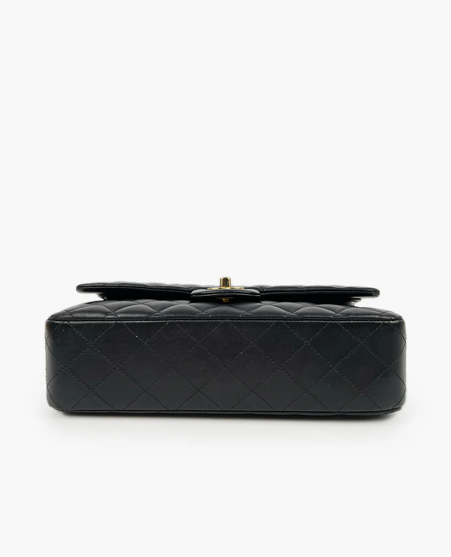 Chanel Timeless Medium Black Lambskin GHW - Image 4