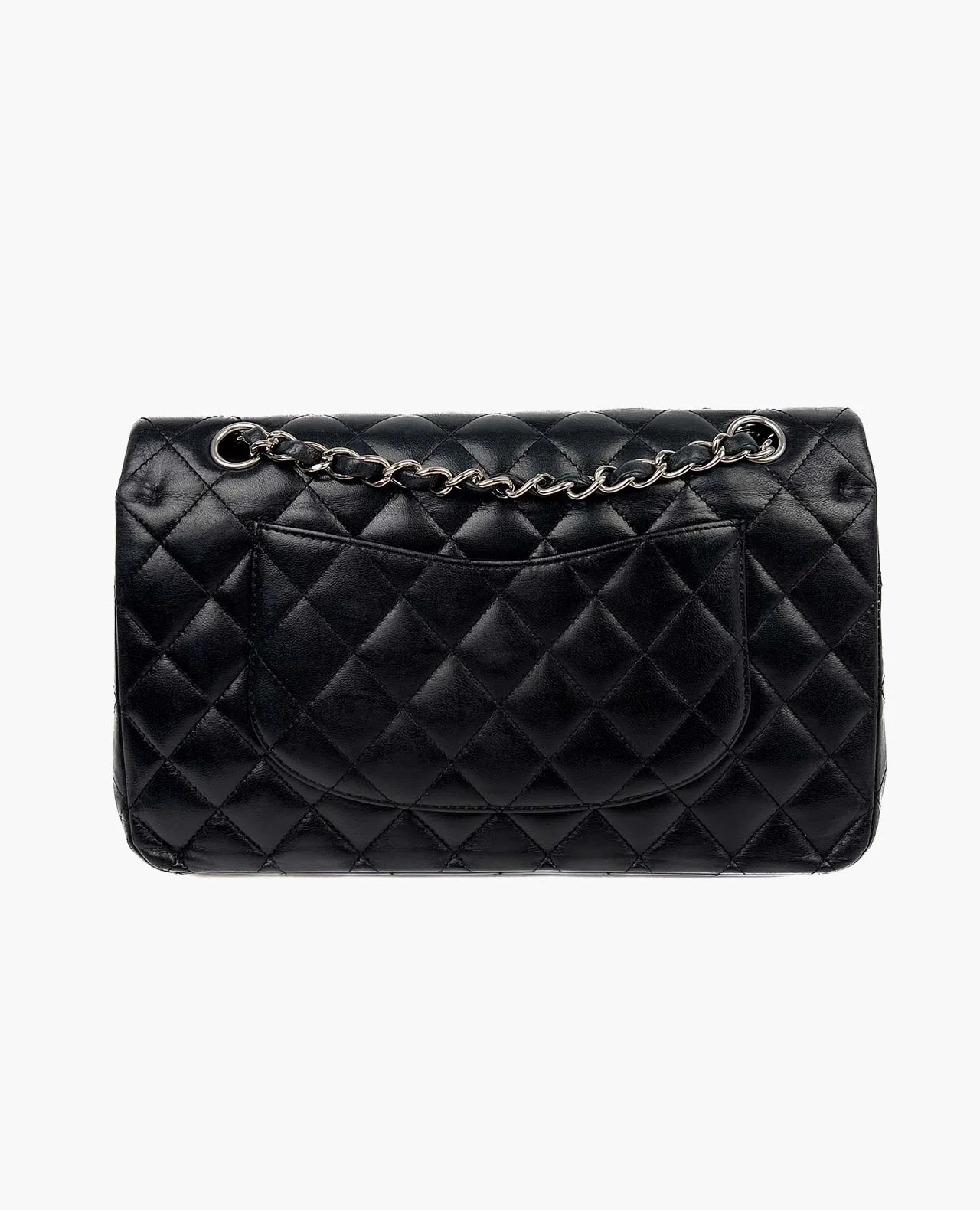 Chanel Timeless Medium Black Lambskin SHW - Image 5