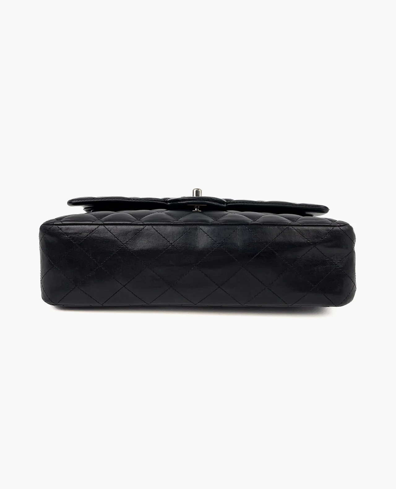 Chanel Timeless Medium Black Lambskin SHW - Image 6