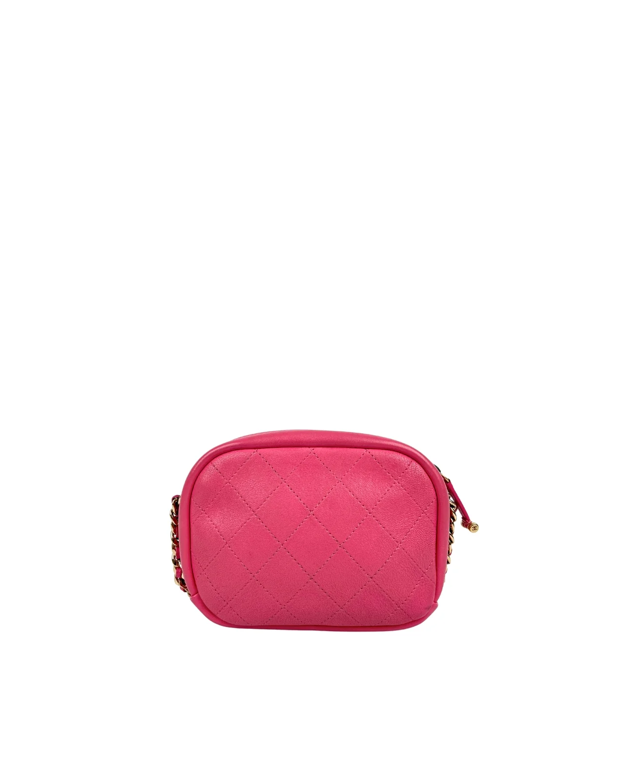 Chanel Trip Camera Case Pink Leather - Image 3