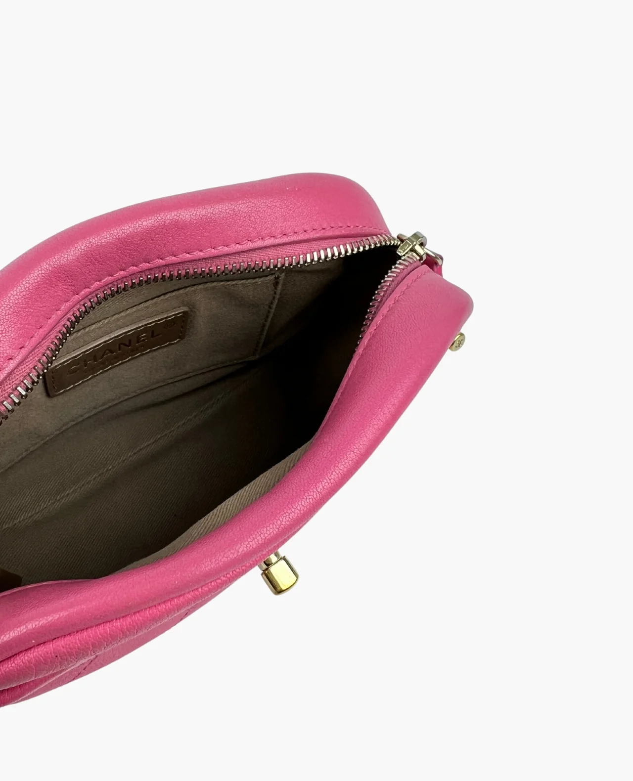 Chanel Trip Camera Case Pink Leather - Image 5