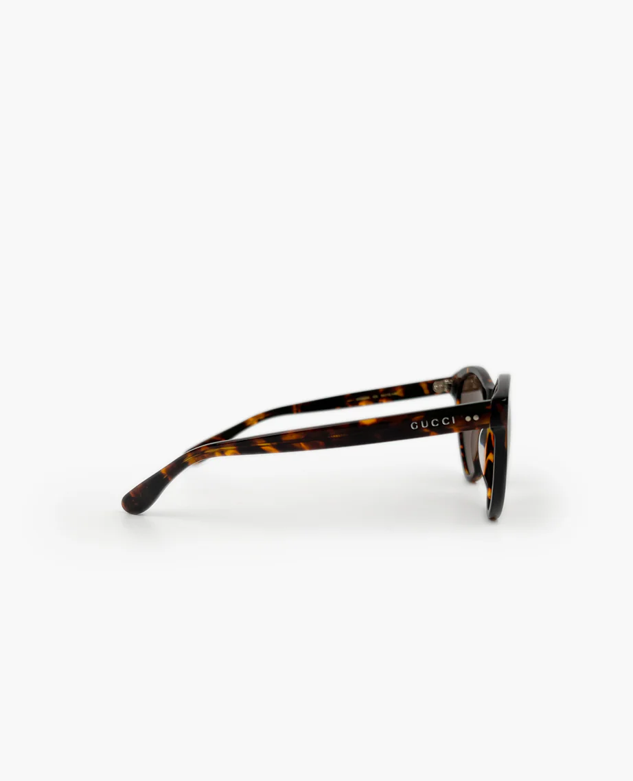 Gucci Cat-Eye Havana Tortoise Sunglasses - Image 5
