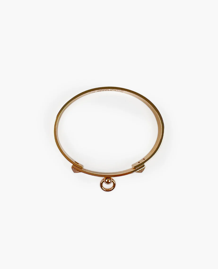 Hermès Collier De Chien Rose Gold Bracelet - Image 3
