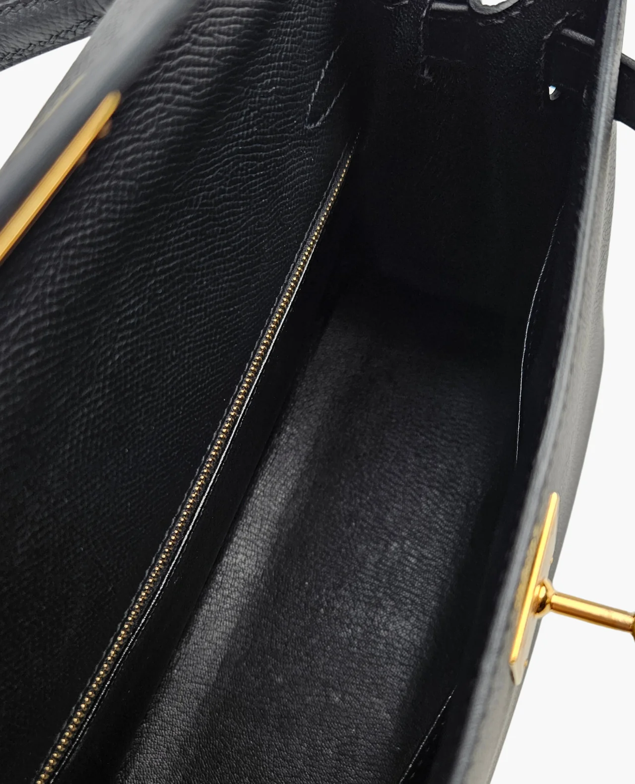 Hermès Kelly 28 Epsom Sellier Black GHW - Image 6