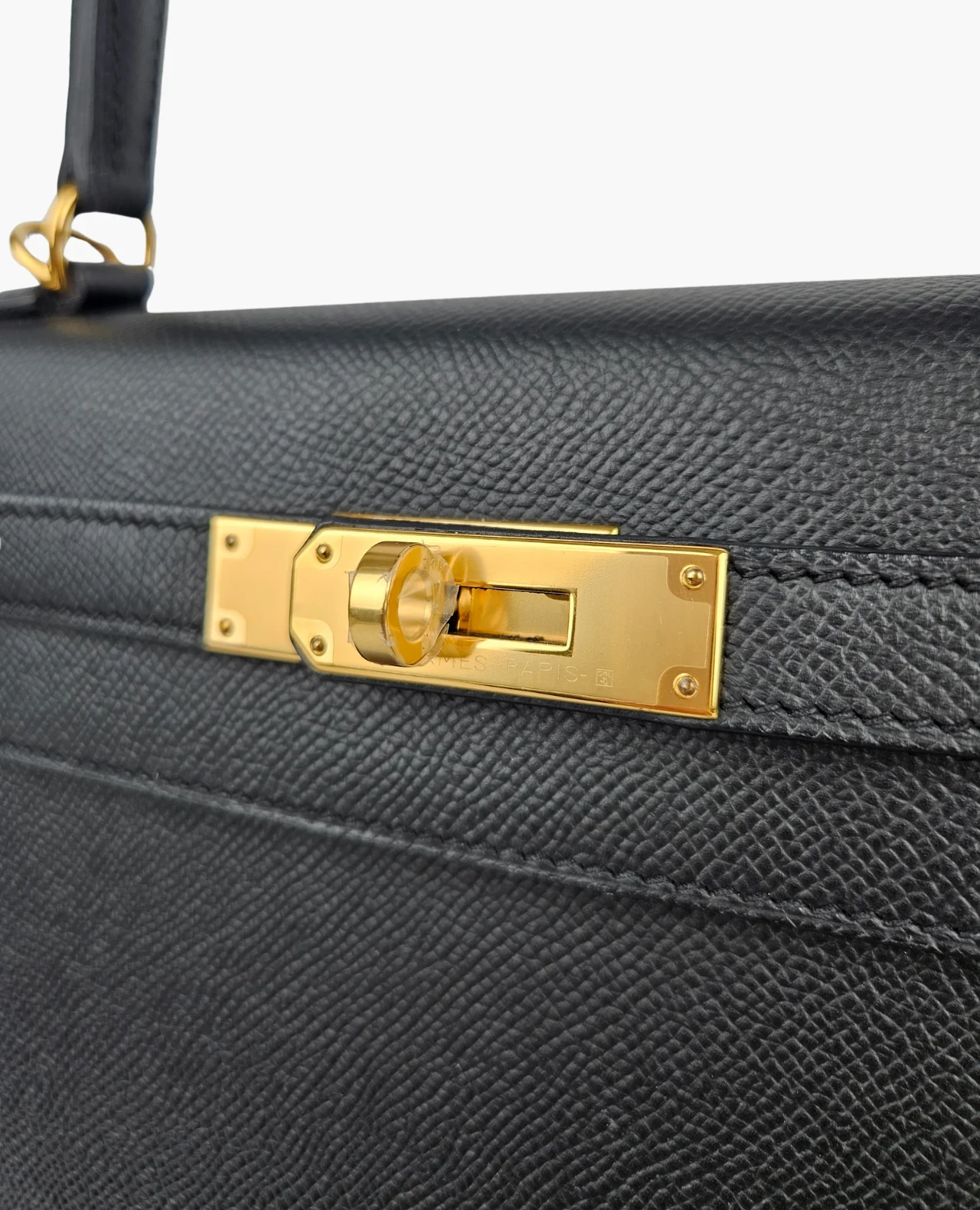 Hermès Kelly 28 Epsom Sellier Black GHW - Image 8