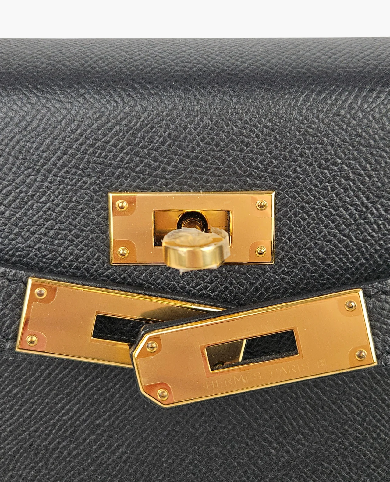 Hermès Kelly 28 Epsom Sellier Black GHW - Image 9