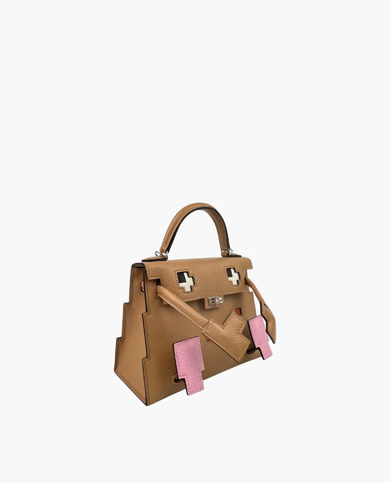 Hermès Kelly Doll Picto Epsom Chai PHW - Image 3