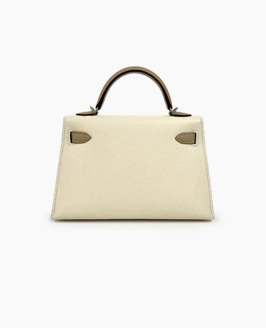 Hermès Mini Kelly 20 Nata and Trench Epsom Sellier HSS GHW - Image 5