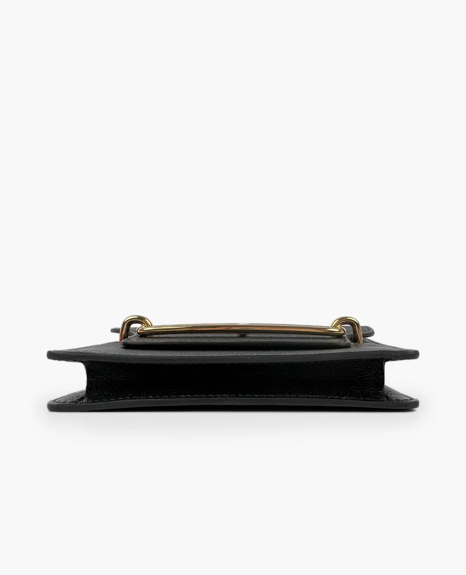 Hermès Roulis Slim Wallet Belt Bag Black GHW - Image 4