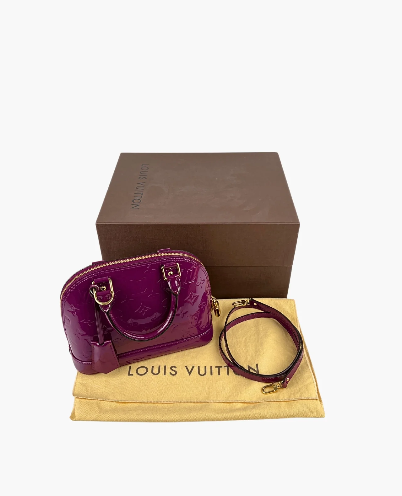 Louis Vuitton Alma BB Amethyste GHW - Image 8