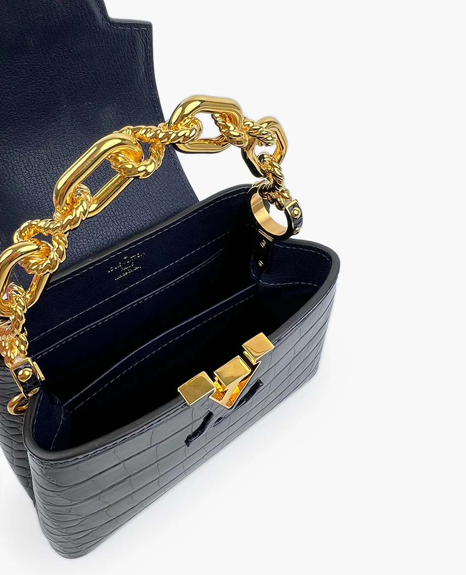 Louis Vuitton Capucines Mini Saphir Nautical Blue - Image 5