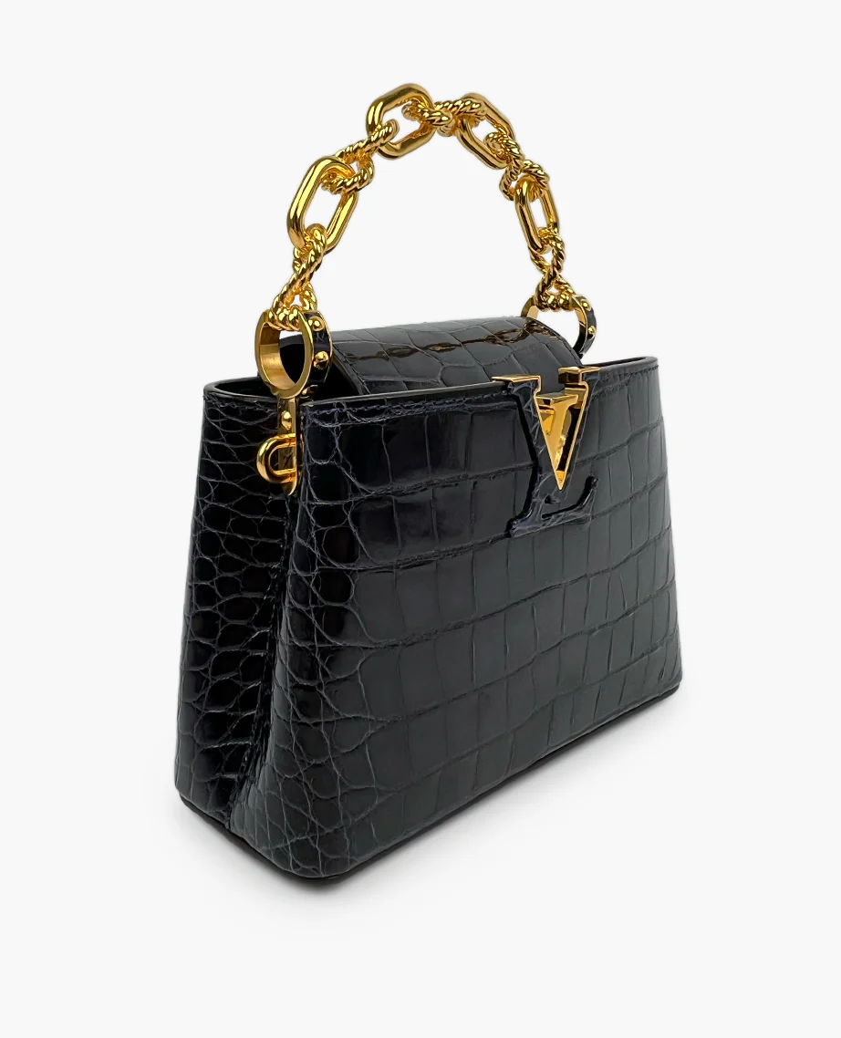 Louis Vuitton Capucines Mini Saphir Nautical Blue - Image 6