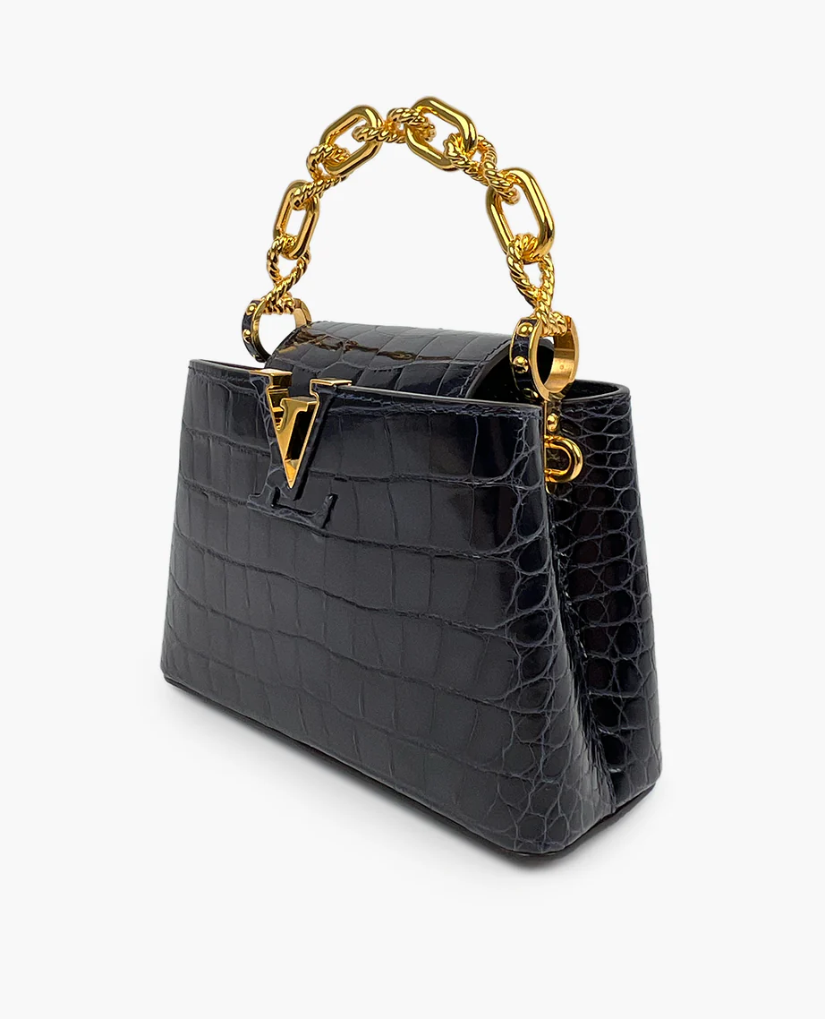 Louis Vuitton Capucines Mini Saphir Nautical Blue - Image 7