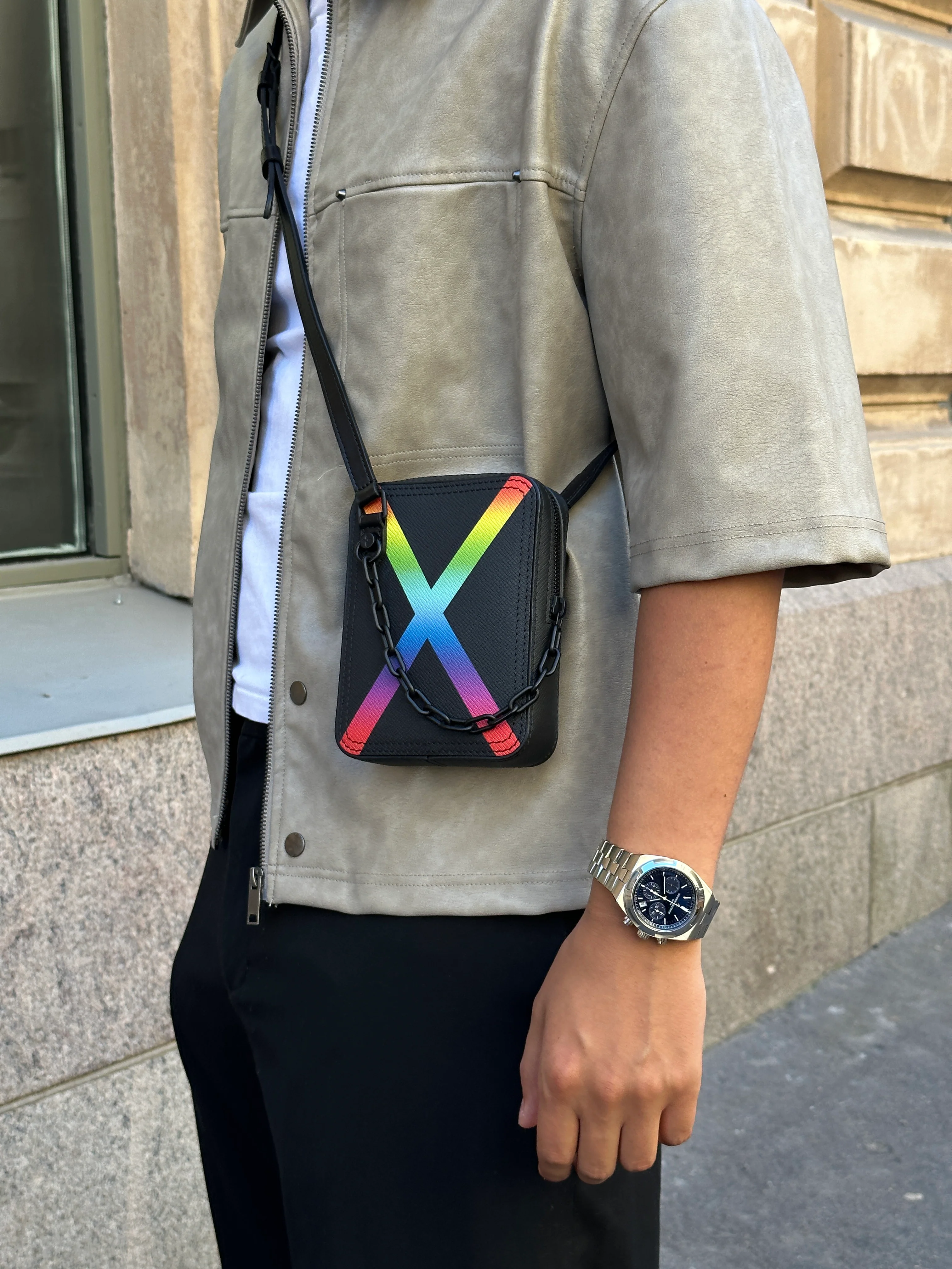 Louis Vuitton Danube Rainbow Messenger Bag - Image 9
