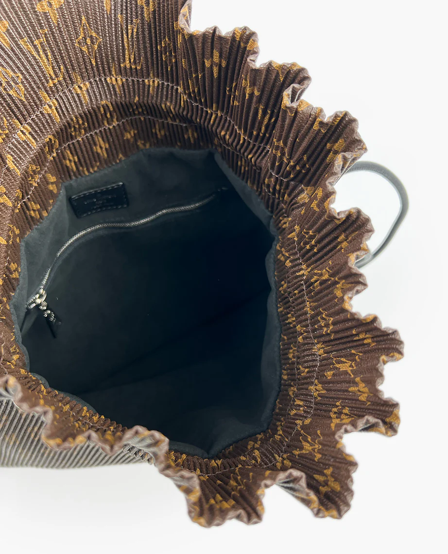 Louis Vuitton Monogram Canvas Pleated Explorer Bag MM - Image 4