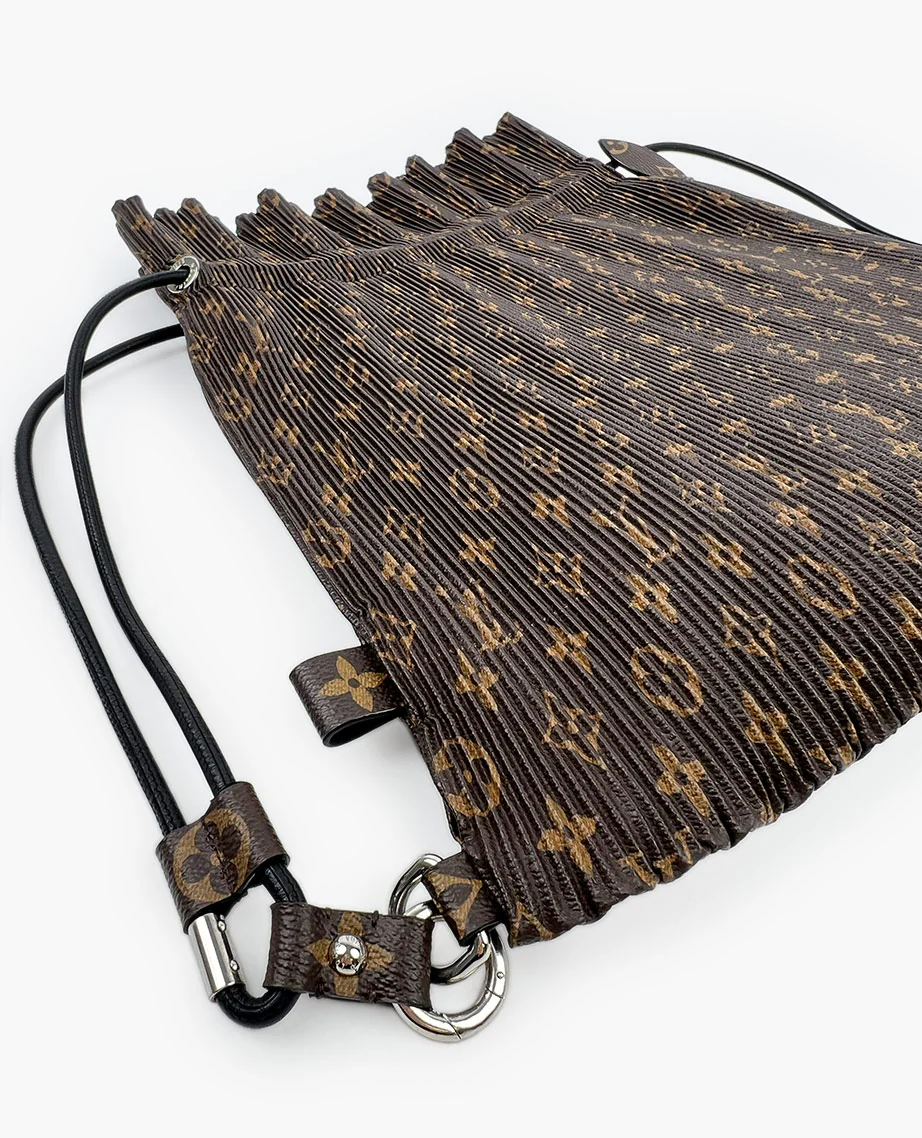Louis Vuitton Monogram Canvas Pleated Explorer Bag MM - Image 5