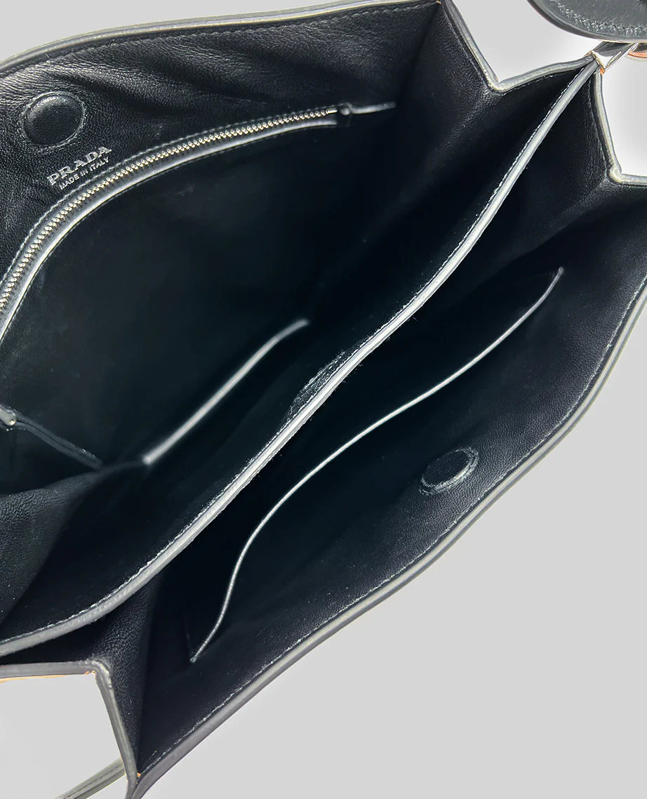 Prada Margit Shoulder Bag Cognac - Image 4