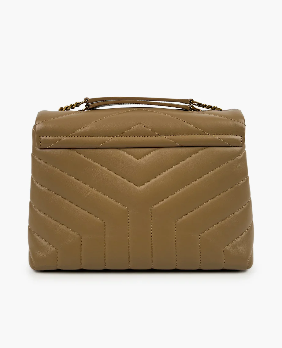 Saint Laurent Small Loulou Beige GBHW - Image 3