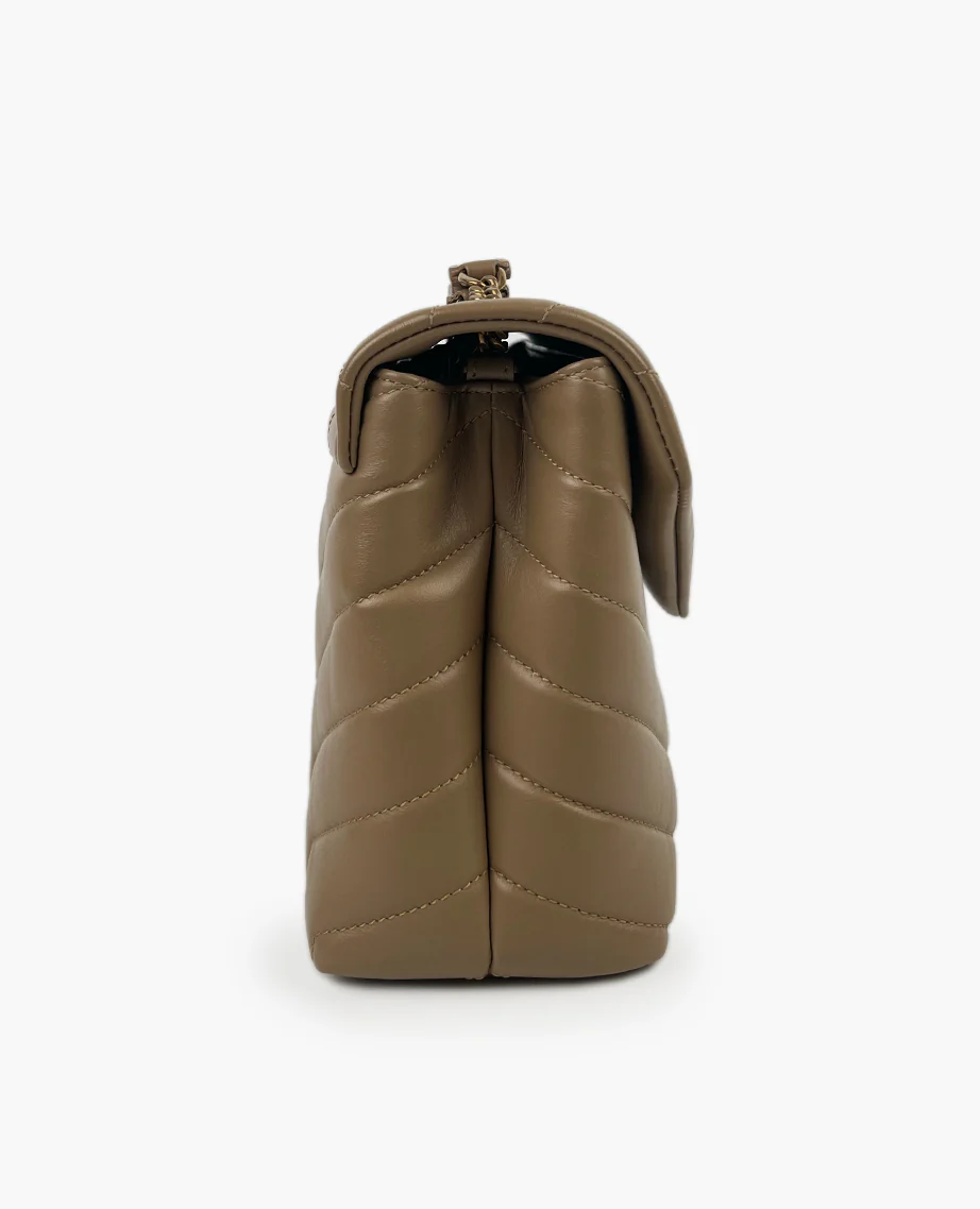 Saint Laurent Small Loulou Beige GBHW - Image 6