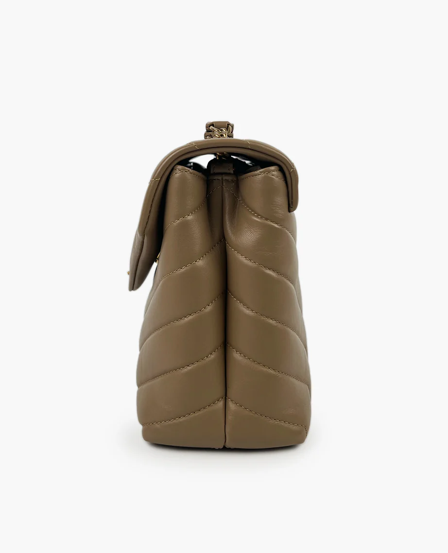 Saint Laurent Small Loulou Beige GBHW - Image 7