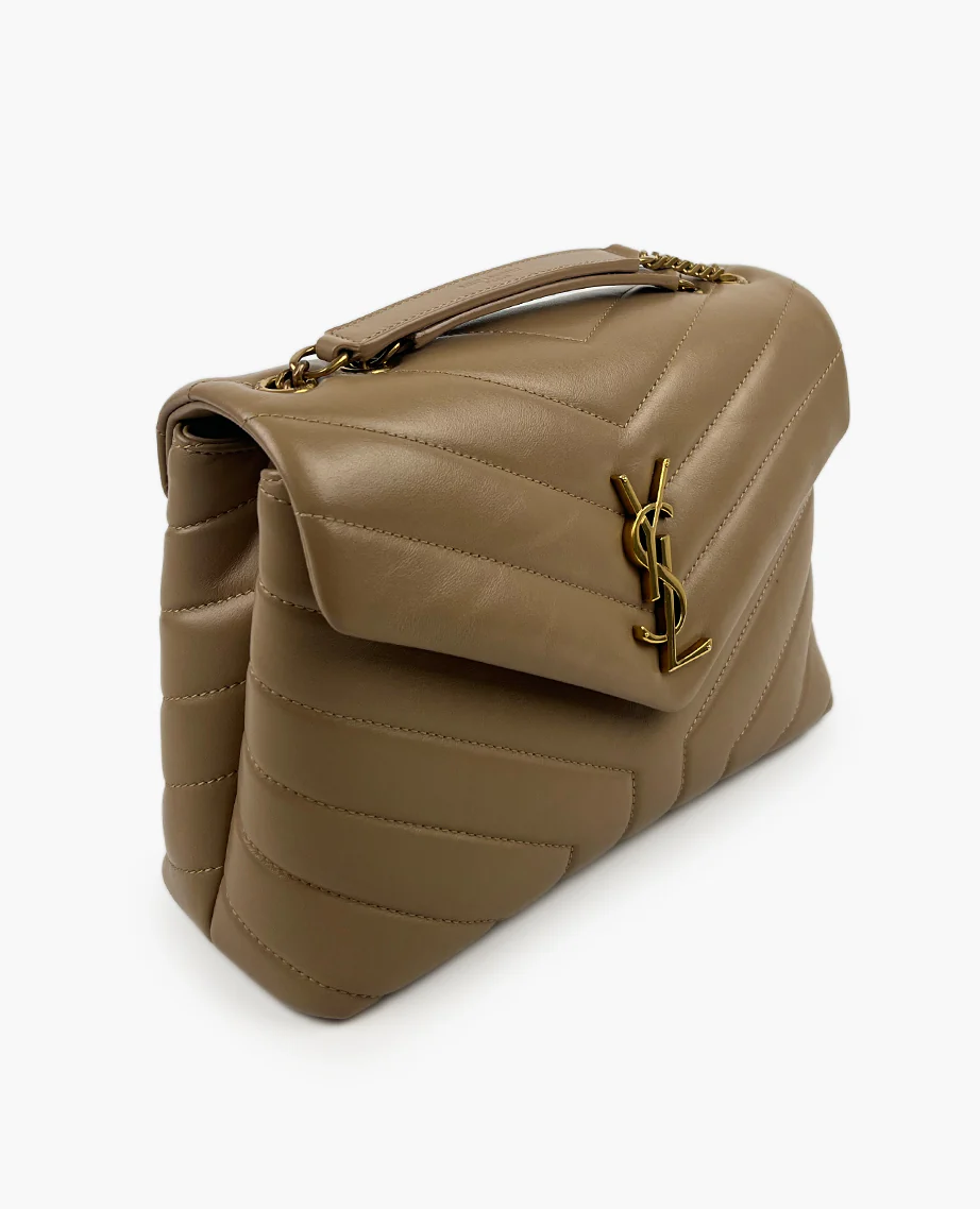 Saint Laurent Small Loulou Beige GBHW - Image 8